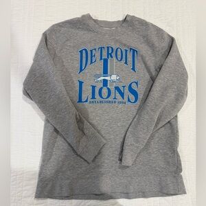Fanatics Gray Detroit Lions Sweatshirt
